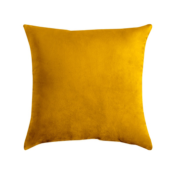 Dekorativer VELOURS Kissenbezug Honiggelb