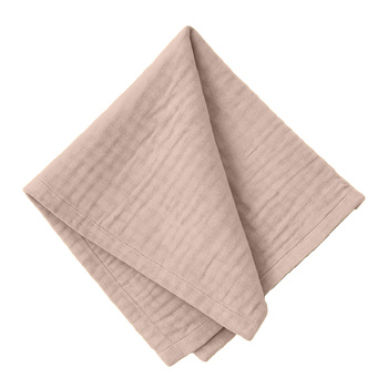 Puderrosee Musselin-Servietten 45x45 cm
