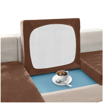 Sofa sitzkissenbezug, Velours, Braun, 80-100 cm