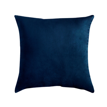 Dekorativer VELOURS Kissenbezug MARINEBLAU