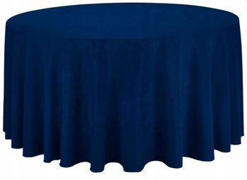 Runde Tischdecke 320cm BLAU