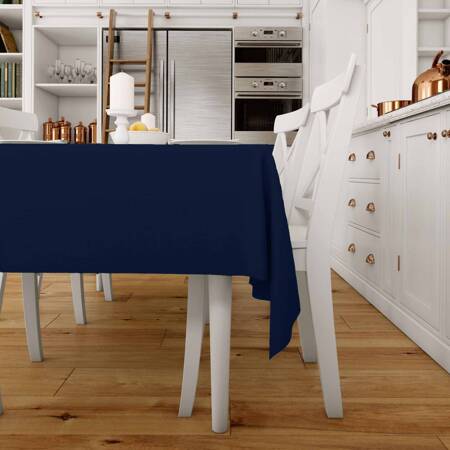 tischdecke navy blau Tisch 140x240cm