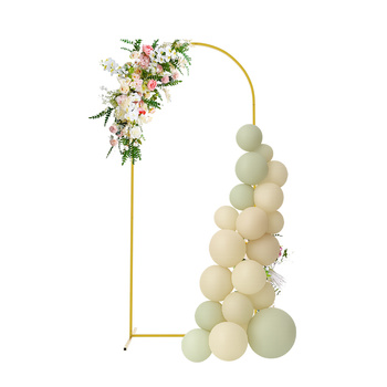 Hochzeitsbogen, Gestell, rechteckiger Ständer 180x80 cm in Goldfarbe
