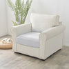 Sofa sitzkissenbezug, Velours, Hellgrau