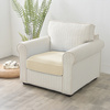 Sofa sitzkissenbezug, Velours, Creme, 80-100 cm