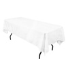 Tischdecke in weiss, MATTER VELOURS, quadratisch 140x240cm