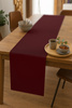 Glatter Tischläufer BORDEAUX 40x275 cm