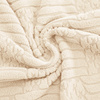 STUHLHUSSE geprägte Rauten Jacquard DICK CREME
