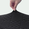 STUHLHUSSE geprägte Rauten Jacquard DICK SCHWARZ