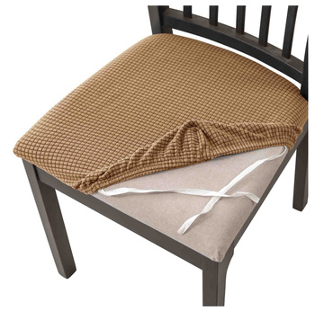 Stuhlsitzbezug Jacquard Braun