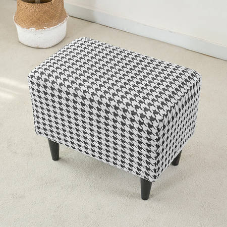 BEZUG für POUF / FUSSSTÜTZE JACQUARD HAHNENTRITT