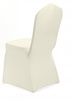 Bankett-Stuhlhussen, elastisch, standard, ecru