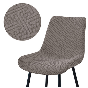 STUHLHUSSE großes SKANDINAVISCHES Schalensessel GEPRÄGTES MUSTER BEIGE