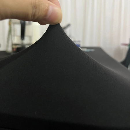 Tischtuch Rechteckig 180cm Mit Sockel, Schabracke, Schwarz