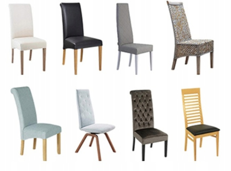 BEZUG für SCHRÄGES XXL STUHL JACQUARD DUNKELGRAU