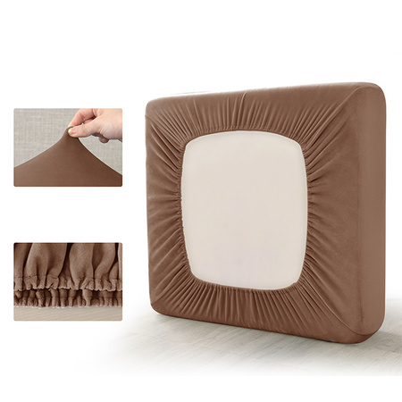 Sofa sitzkissenbezug, Velours, Braun