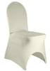 Bankett-Stuhlhussen, elastisch, standard, ecru