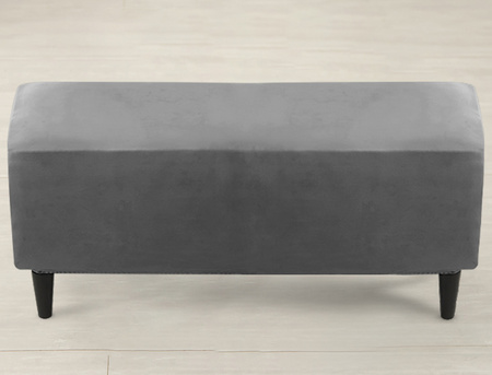 Bezug für DOPPELHOCKER PUFF DUNKELGRAU