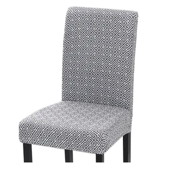 DICKE, STUHLHUSSE Im Muster in dunklem Grau