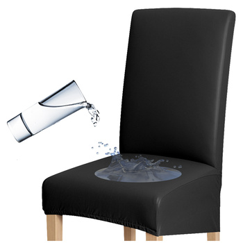 BEZUG FÜR STÜHLE AUS KUNSTLEDER Schwarz L