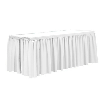 Tisch Volant 5,65m, Sockelleiste, Weiss