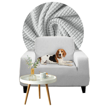 Bezug für ein Sofa, 1-sitzer-Sofa, 90-140 cm lang HELLGRAU
