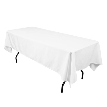 wHITE Tischtuch Tisch 140x260cm