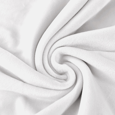 VELOURS BEZUG für SCHRÄGES XXL STUHL WEISS