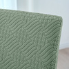 STUHLHUSSE geprägte Rauten Jacquard DICK GRÜN