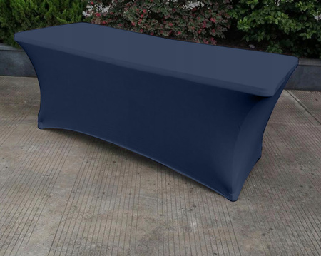 BANKETTTISCHHUSSE 180x76 cm – DUNKELBLAU