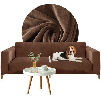 Bezug für ein Sofa, 4-Sitzer-Sofa, 235-300 cm lang BRAUN