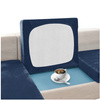 Sofa sitzkissenbezug, Velours, Marineblau