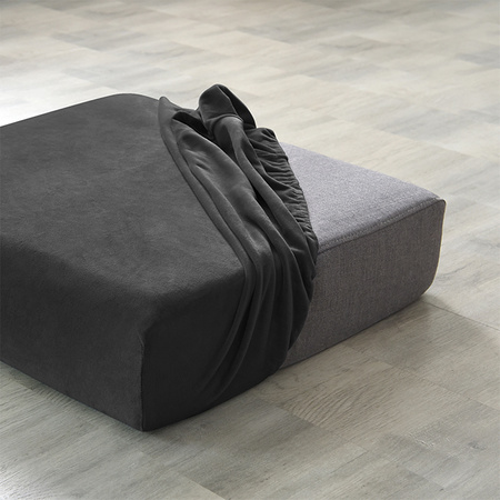 Sofa sitzkissenbezug, Velours, Schwarz, 80-100 cm