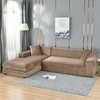Sofa, 4-sitzer-Sofa, 235-300 cm lang CAPPUCCINO