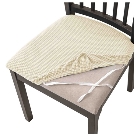 Stuhlsitzbezug Jacquard Beige