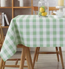 Tischdecke mit grünem Karo – nach Maß