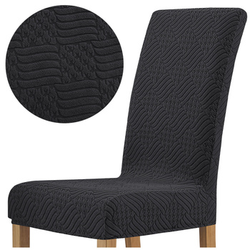 STUHLHUSSE geprägte Rauten Jacquard DICK SCHWARZ