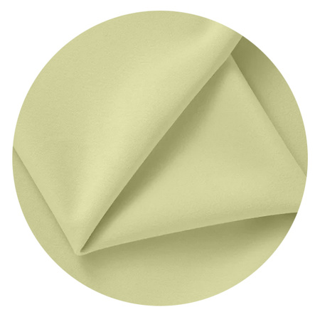 Tischdecke in Olivgrün, MATTER VELOURS, rund, mit einem Durchmesser von 320 cm