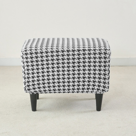 BEZUG für POUF / FUSSSTÜTZE JACQUARD HAHNENTRITT