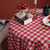 Tischdecke mit rotem Karo – nach Maß