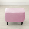 Veloursbezug Für Fußbank, Pouf, Rosa