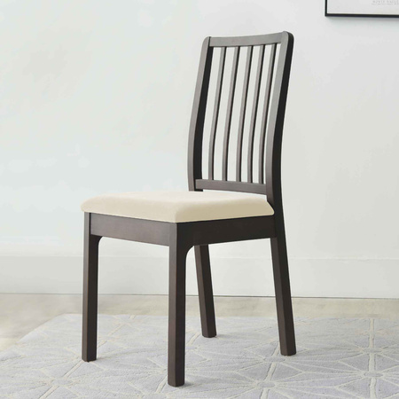 Stuhlsitzbezug Velours Beige