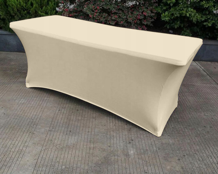 BANKETTTISCHHUSSE 180x76 cm – BEIGE