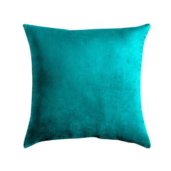 Dekorativer VELOURS Kissenbezug Türkis