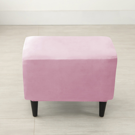 Veloursbezug Für Fußbank, Pouf, Rosa