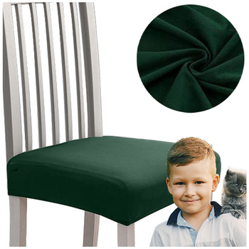 Stuhlsitzbezug Glatter DUNKELGRÜN