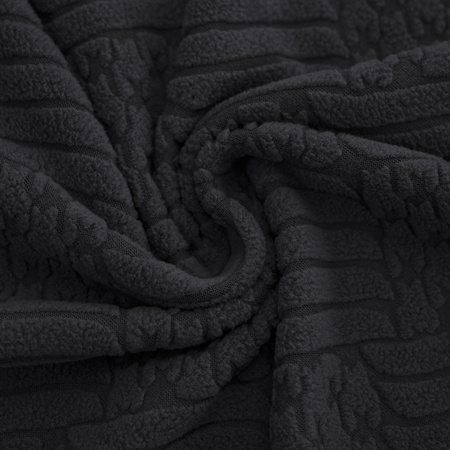 STUHLHUSSE geprägte Rauten Jacquard DICK SCHWARZ