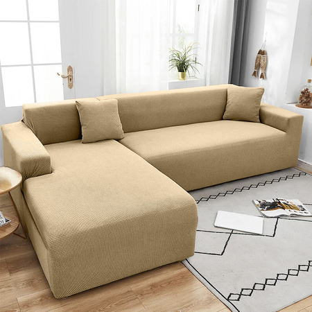 Bezug für ein Sofa, 2-sitzer-Sofa, 145-185 cm lang CAPPUCCINO