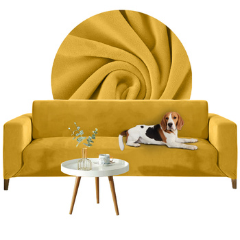 Bezug für ein Sofa, 2-sitzer-Sofa, 145-185 cm lang Honiggelb