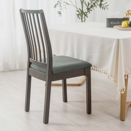 Stuhlsitzbezug Jacquard Dunkelgrau